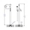 Alfi Brand Brushed Nickel Free Standing Floor Mount Bath Tub Filler AB2553-BN - alternate 5